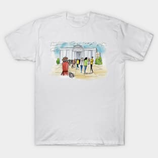 Crowd sketch T-Shirt